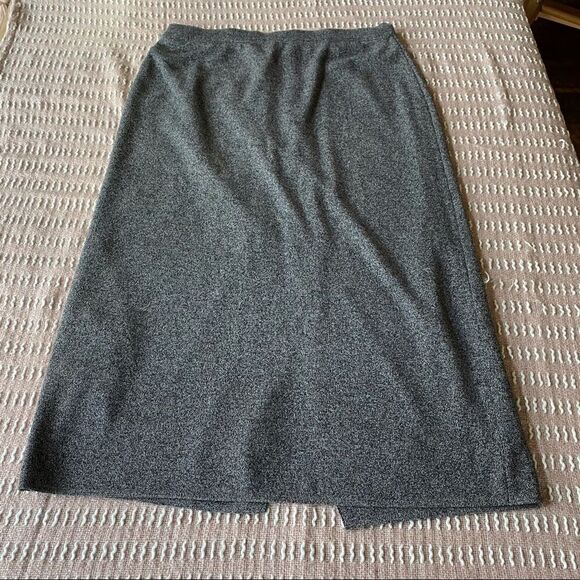 Gispa Wool Blend Long A Line Skirt - Picture 1 of 10